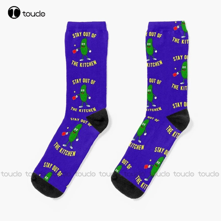 Stay Out Of The Kitchen Pickleball Gift Socks