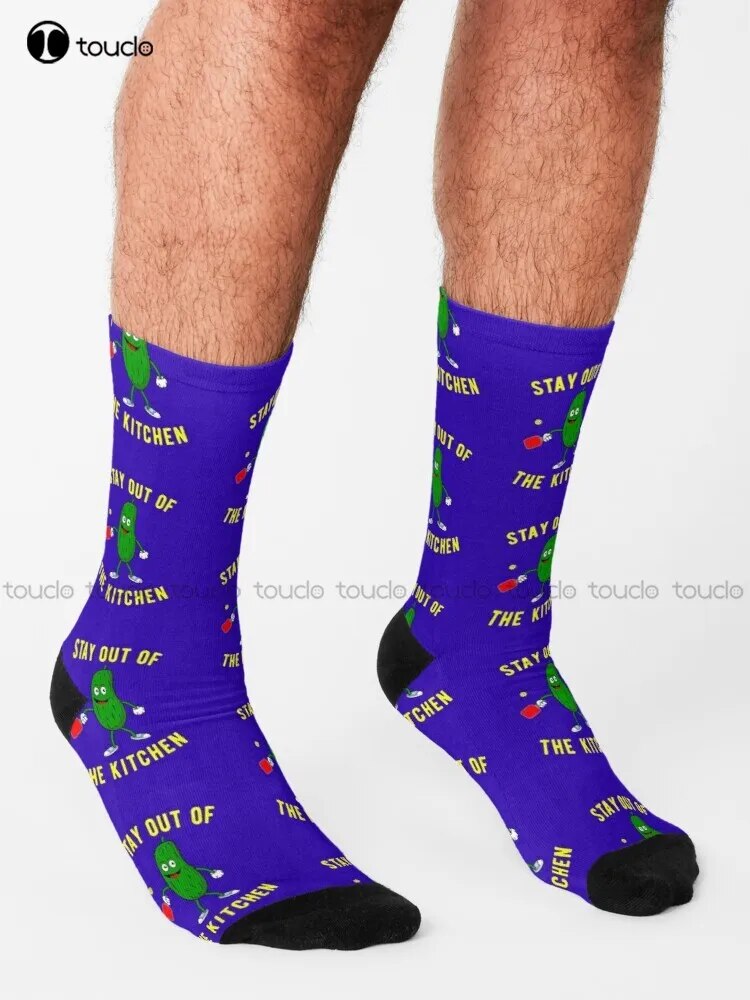 Stay Out Of The Kitchen Pickleball Gift Socks