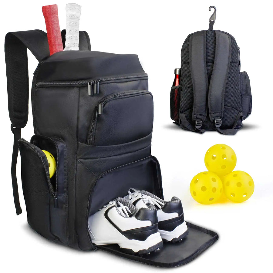 Pickleball Bag Backpack with Shoe Compartment