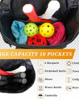 Pickleball Bag Backpack with Shoe Compartment