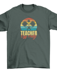 Pickleball teacher retro t-shirt