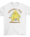 Chick playing pickleball sport t-shirt