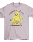 Chick playing pickleball sport t-shirt