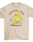 Chick playing pickleball sport t-shirt