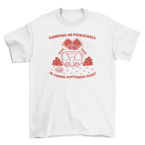 Pickleball and rv truck t-shirt