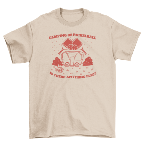 Pickleball and rv truck t-shirt